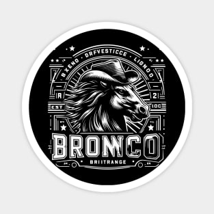 Retro Bronco Magnet